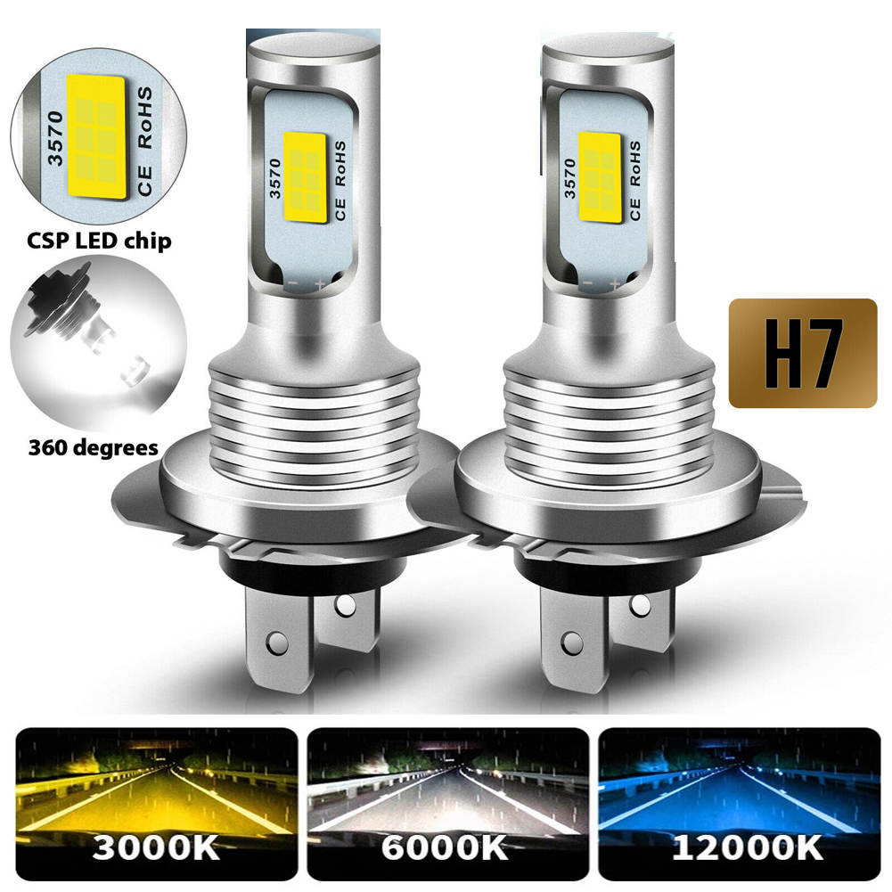 2 pezzi H7 CSP Mini LED H4 H1  - Led Headlight Bulb H7 20000Lm recensione e prezzo