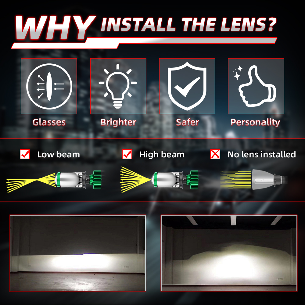 1/2 Pz 120 W Lampada H4 LED Mi - Led Headlight H4 Hi Lo 120W recensione e prezzo