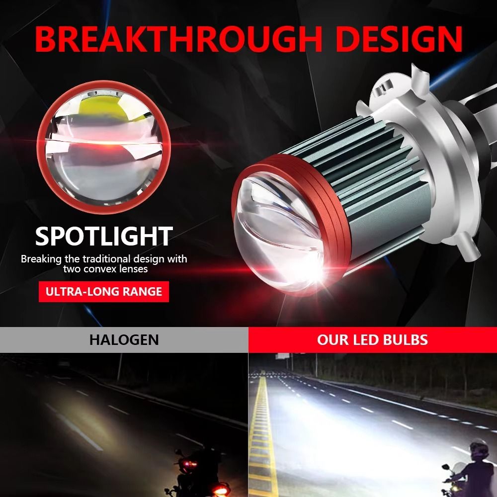 H4 LED H6 BA2D Lampadina per f - Motorcycle Led Headlight Bulb H4 recensione e prezzo