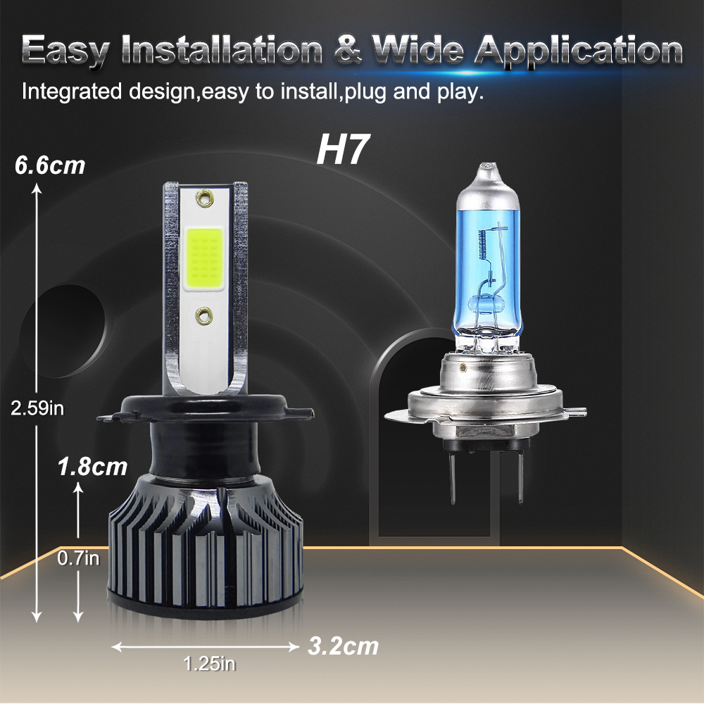 2 pezzi 30W 9000LM faro per au - Car Led Bulb H1 H3 H8 H11 recensione e prezzo