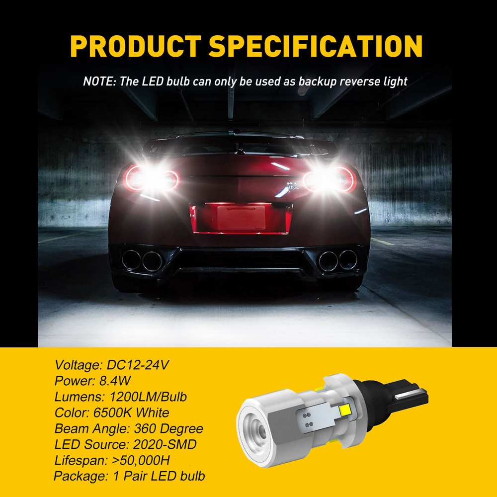 AUXITO 2 Pz 1200Lm T15 LED Can - Led Tail Light Bulb Canbus recensione e prezzo