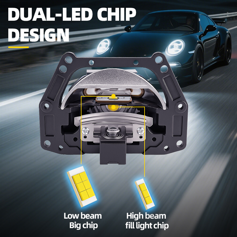SANVI Auto LK8 Bi LED Lente De - Car Led Headlight 9005 9006 recensione e prezzo