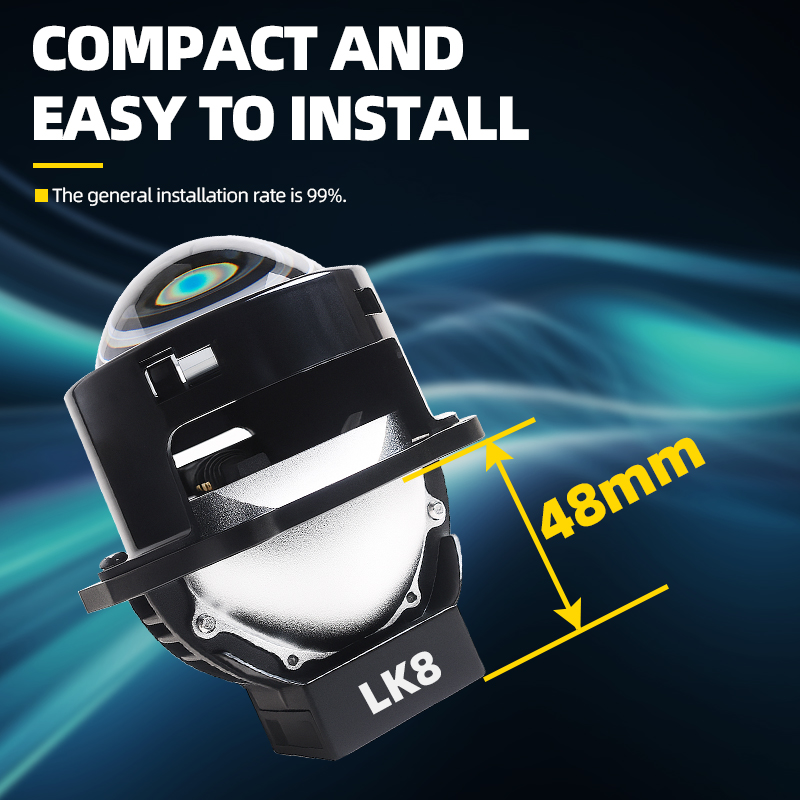 SANVI Auto LK8 Bi LED Lente De - Car Led Headlight 9005 9006 recensione e prezzo